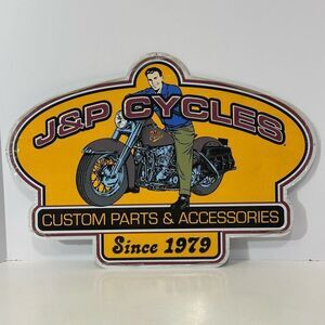 Sign J&P Cycles Custom Parts Sign